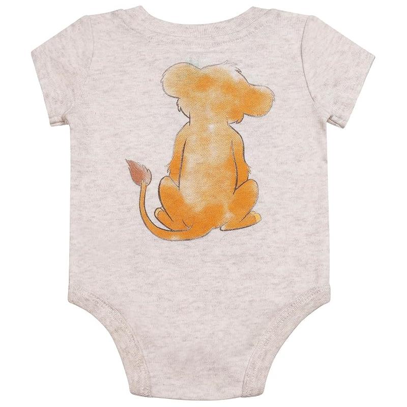 Babyfair 3Pk Disney Boy Pants, Bodysuit & Hat, Light Green Lion King Image 3