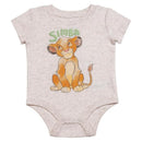 Babyfair 3Pk Disney Boy Pants, Bodysuit & Hat, Light Green Lion King Image 4