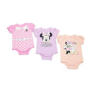 Babyfair 3Pk Disney Girl Bodysuit Minnie Mouse Image 1