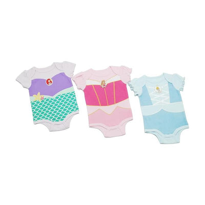 Babyfair 3Pk Disney Girl Bodysuit Princess Image 1