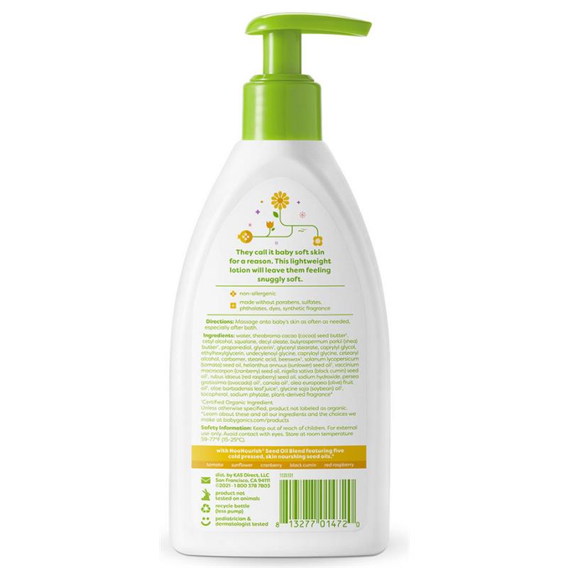 Babyganics - Moisturizing Daily Lotion Chamomile Verbena, 9 Oz Image 5