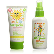 Babyganics Outdoor Essentials Mineral-Based SPF 50+ Sunscreen, 2-Pack Image 1