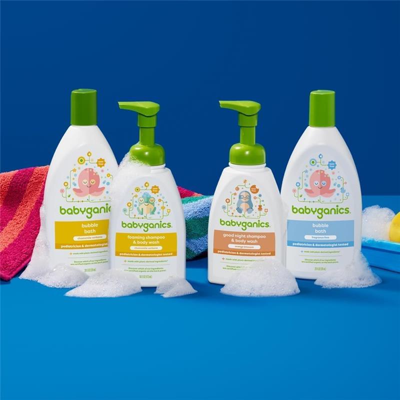 Babyganics - Baby Shampoo + Body Wash Pump Bottle Fragrance Free, 16 Oz Image 10