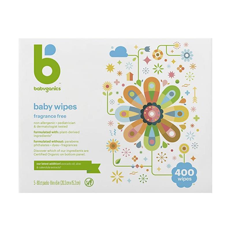 Babyganics Wipes For Babies 400 ct Image 1