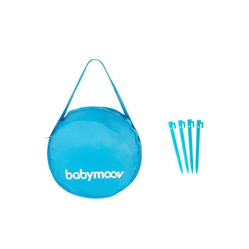 Babymoov 3-in-1 Aquani Pop-Up Playpen, Activity Gym & Mini Pool, Blue Image 3