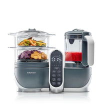 Babymoov Duo Meal Station 5-in-1 Food Maker with Steam Cooker, Blend & Puree, Grey Image 1