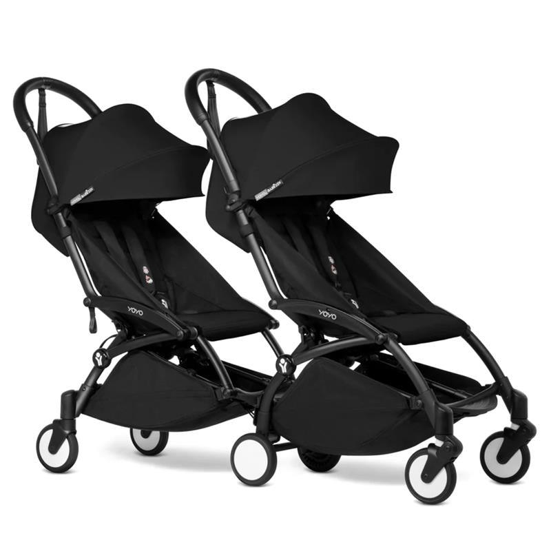 Babyzen Yoyo Double Stroller Bundle - Black | Black Image 1