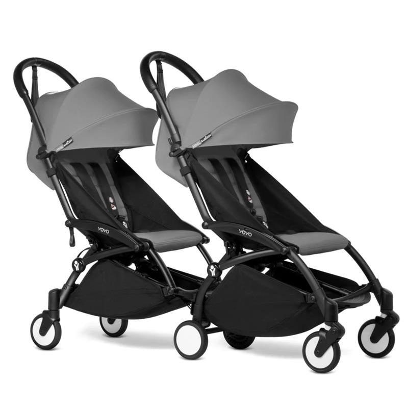 Babyzen Yoyo Double Stroller Bundle - Grey | Black Image 1