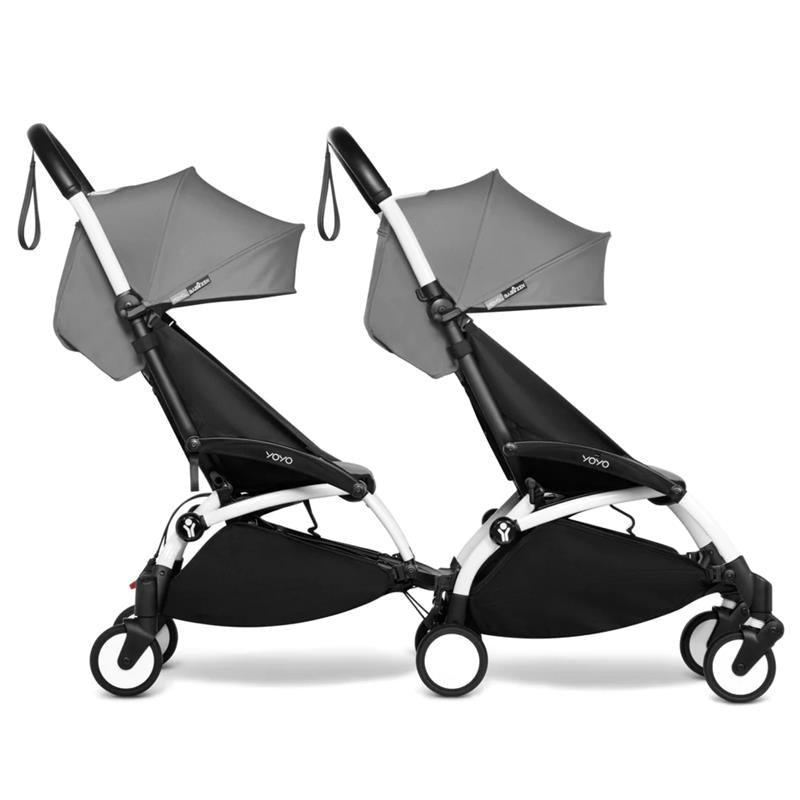 Babyzen Yoyo Double Stroller Bundle - Grey | White Image 2