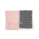 Bazzle Baby Sweet Girl Burp Cloths For Baby Girl With Pocket Image 2