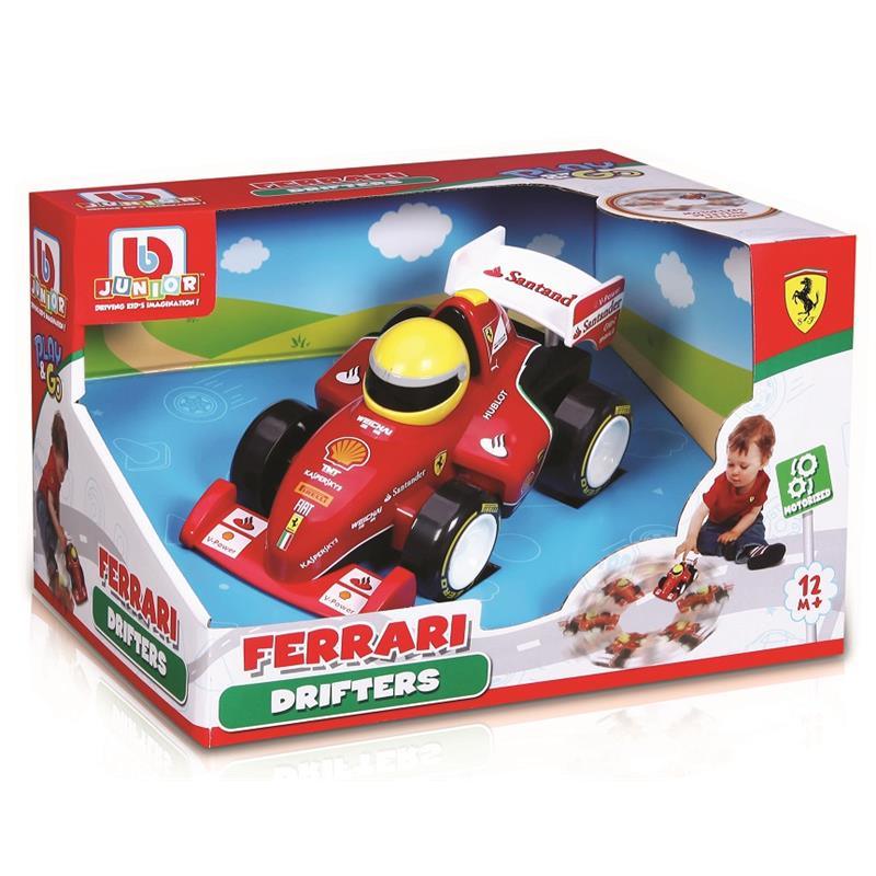 BB Junior Play & Go Ferrari Drifters, F14T, 1-Pack, Red Image 1