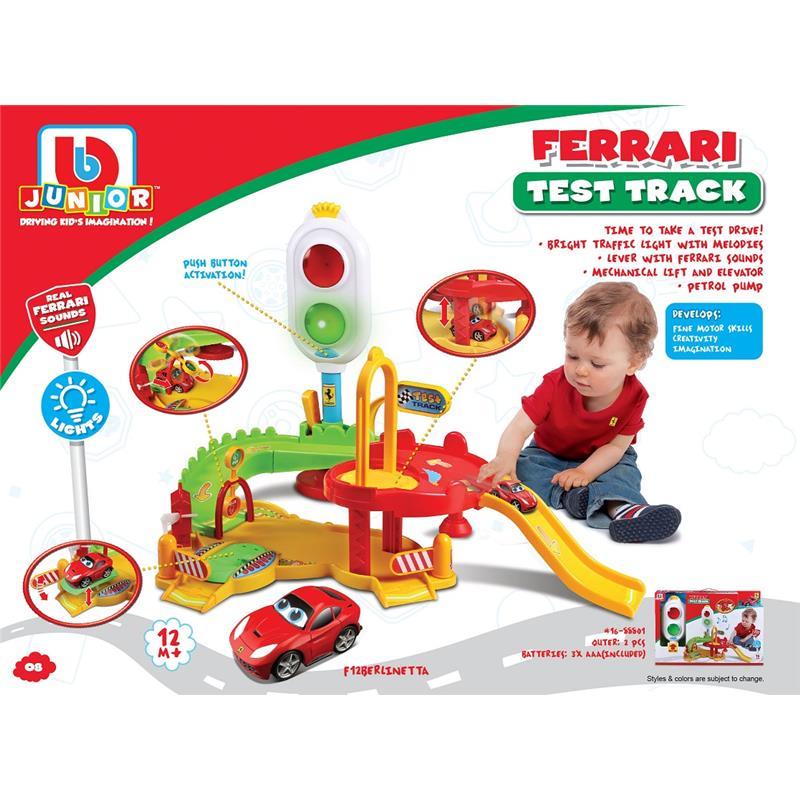 BB Junior Play & Go Ferrari Test Track Play Set Image 7