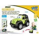 BB Junior Play & Go Jeep Funny Friend Jeep Wrangler, 1-Pack, Green Image 6