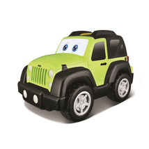 BB Junior Play & Go Jeep Funny Friend Jeep Wrangler, 1-Pack, Green Image 1