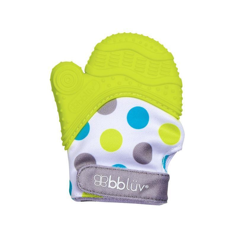 Bbluv Gluv Baby Teething Mitten, Lime Image 1