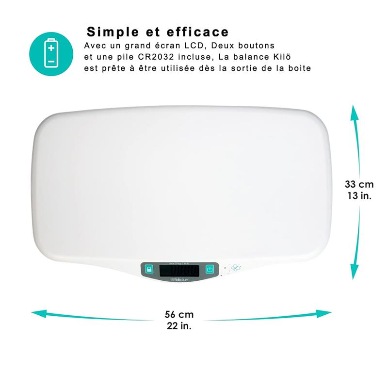 Bbluv - Kilö | Digital Baby Scale Image 2