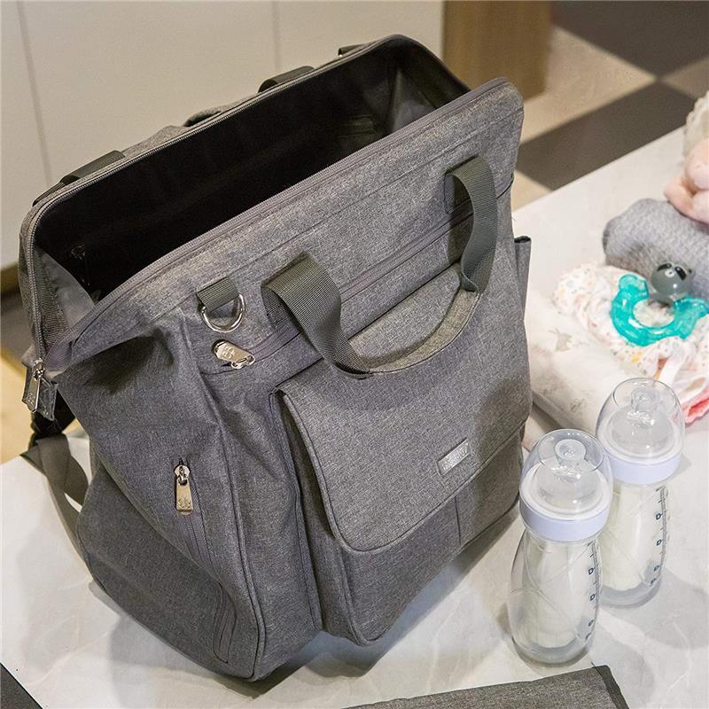 Bbluv - Metrö Complete Backpack Diaper Bag, Charcoal Image 3