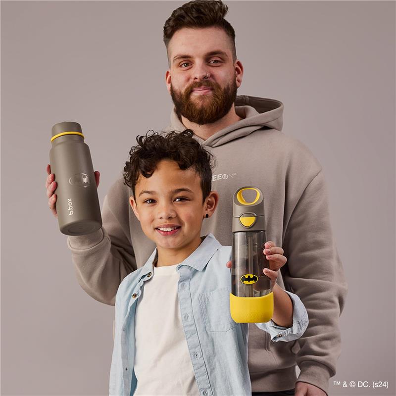 BBoox - Water Bottle Straw Batman Tritan Drink Bottle 600ml Image 8