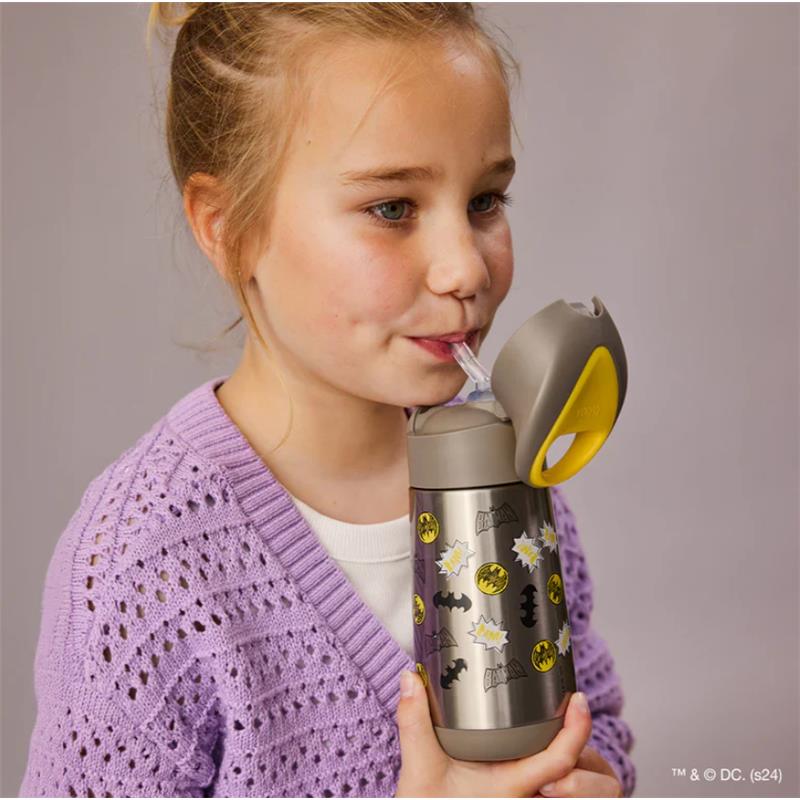Bbox - 350Ml Insulated Drink Bottle, Batman Black/Yellow Image 3