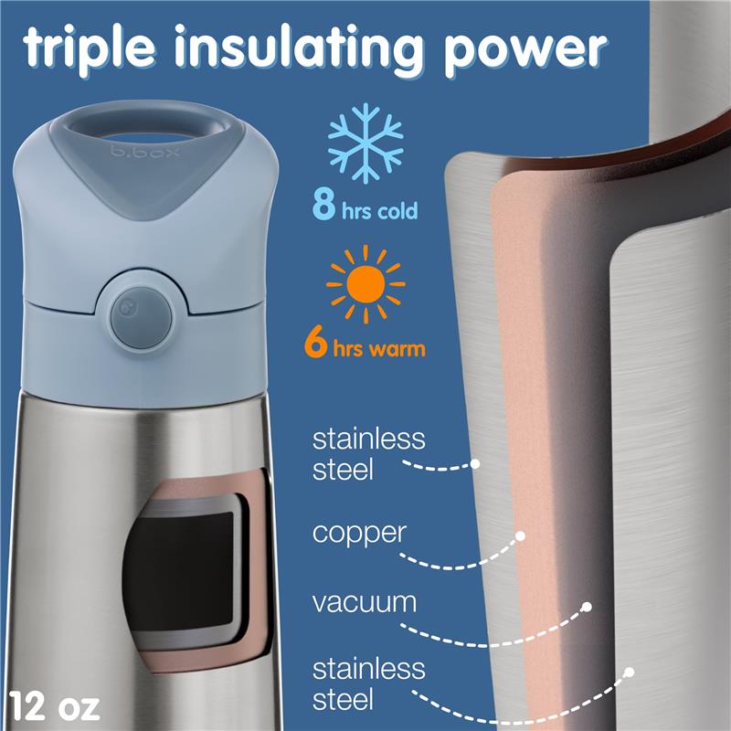 Bbox - 350Ml Insulated Drink Bottle, Looney Tunes Blue/Yellow Image 4