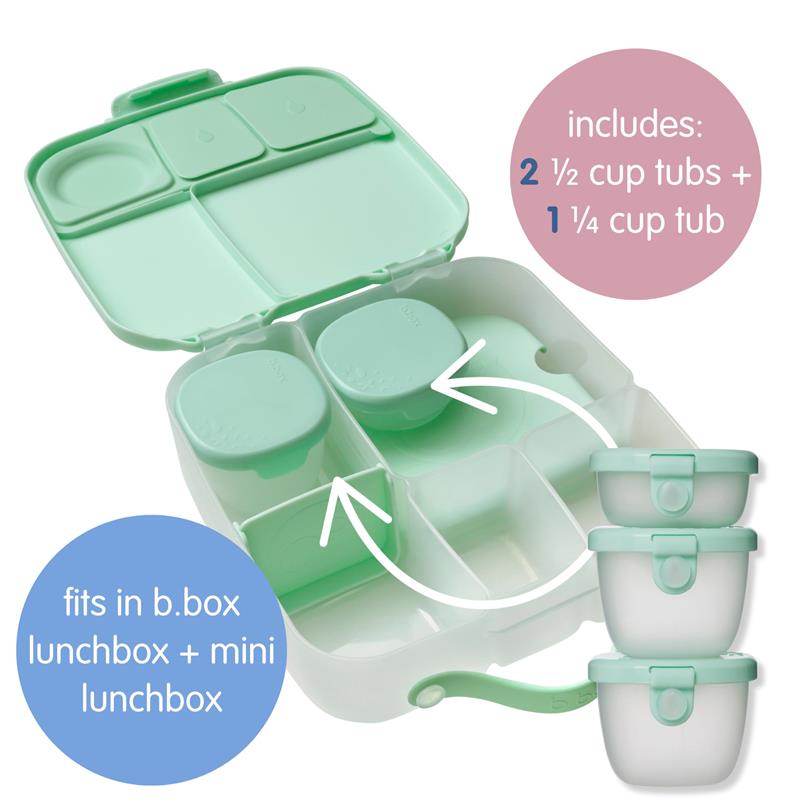 Bbox - Silicone Snack Tubs Berry Image 3