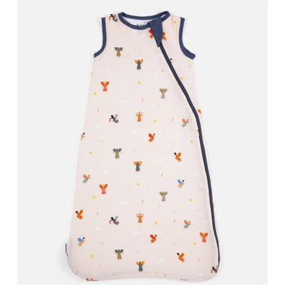 Be A Heart Guardian Angel Baby Sleep Sack 0.5 Tog, 6/12M, featuring colorful angel illustrations on a light pink background.