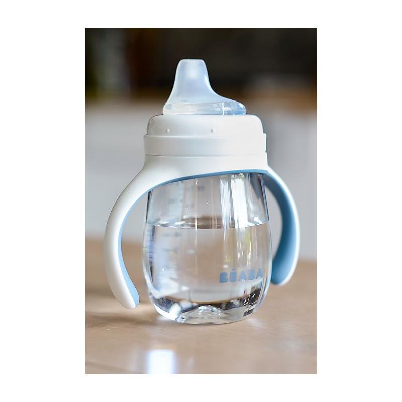 Beaba - 2-in-1 Bottle To Sippy Learning Cup, Rain Image 11
