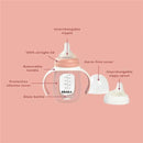 Beaba - 2-In-1 Glass Training Cup, Sage Image 3