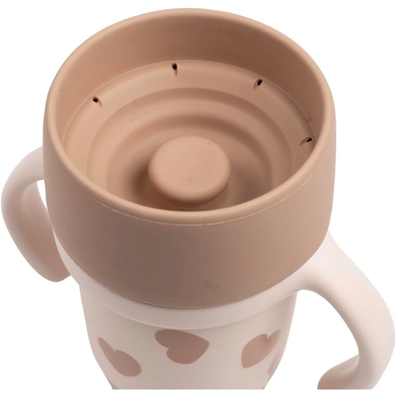 Beaba 2Pk Stainless Steel 360 Mommy & Me Cup Set, Big Love Image 4