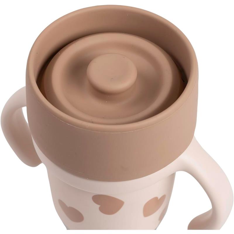 Beaba 2Pk Stainless Steel 360 Mommy & Me Cup Set, Big Love Image 5