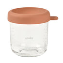 Beaba 8oz Glass Baby Food Jar, Terracotta Image 1