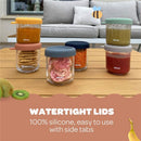 Beaba 8oz Glass Baby Food Jar, Terracotta Image 3