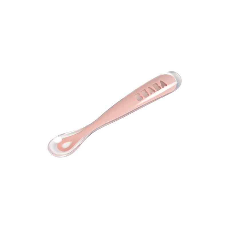 Beaba - 4Pk First Stage Silicone Spoons Set, Rose Image 5