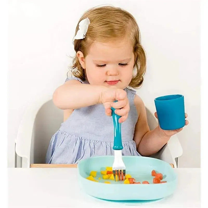 Beaba - Silicone Suction Plate, Sky Image 4