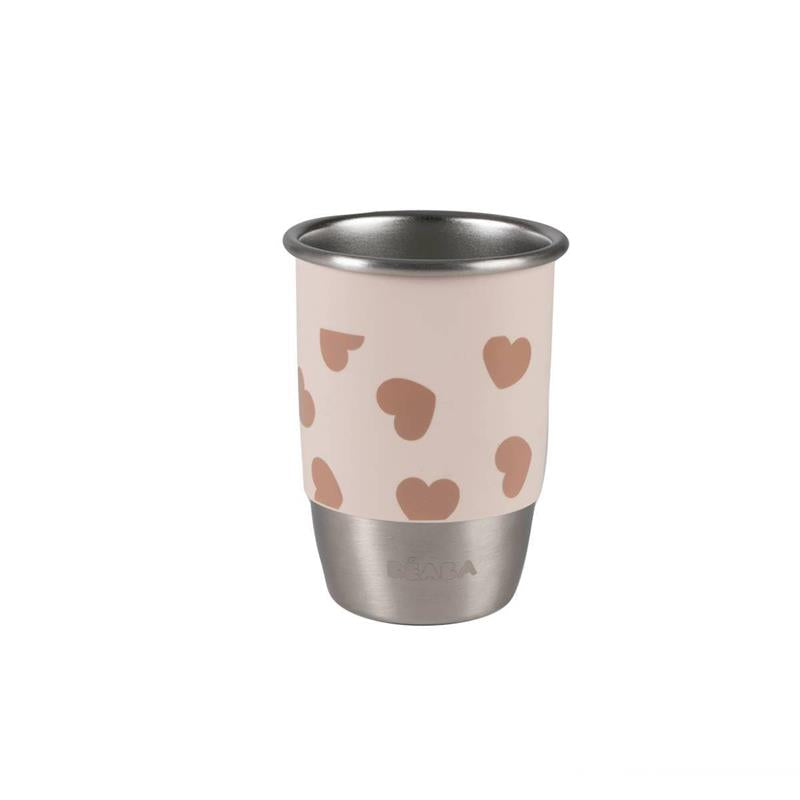 Beaba Stainless Steel 360 Learning Cup, Big Love Image 5