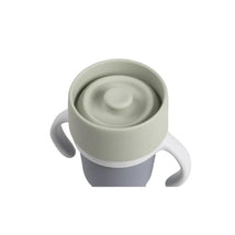 Beaba Stainless Steel 360 Learning Cup, Pebble Image 2