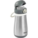 Beaba - Stainless Steel Kids Water Bottle, Charcoal Image 6