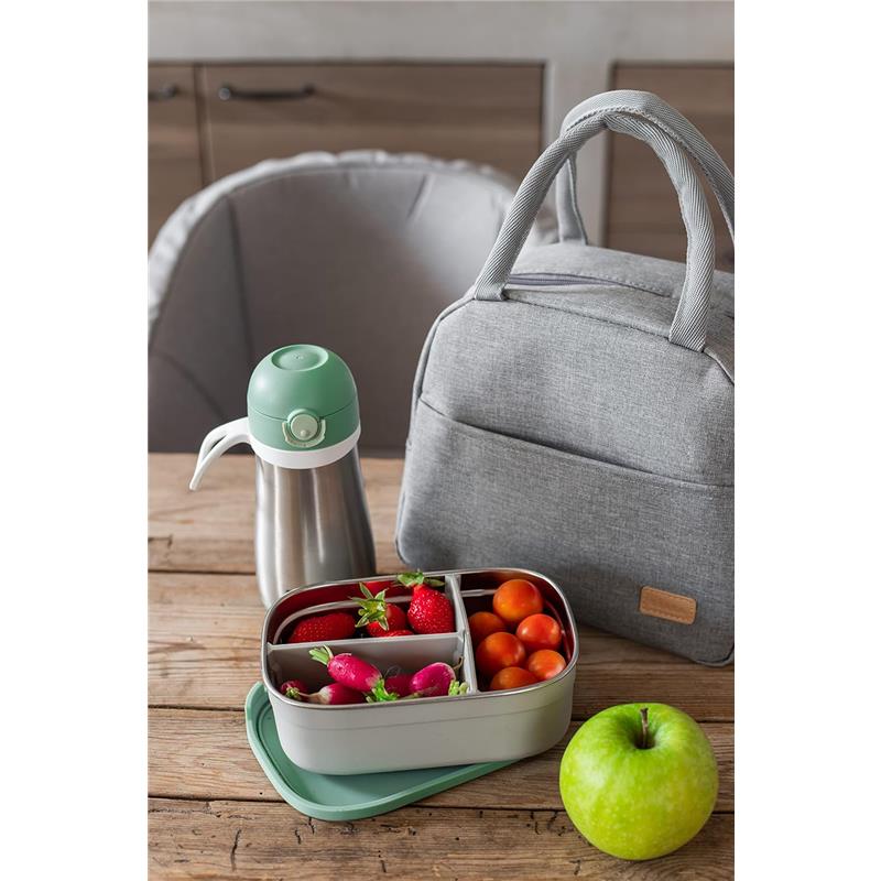 Beaba Stainless Steel Lunch Box, Sage Image 6