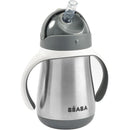 Beaba - Stainless Steel Straw Sippy Cup Charcoal Image 1