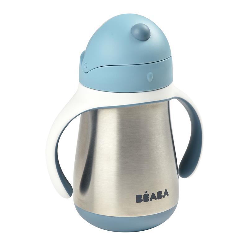 Beaba - Stainless Steel Straw Sippy Cup (Rain) Image 3