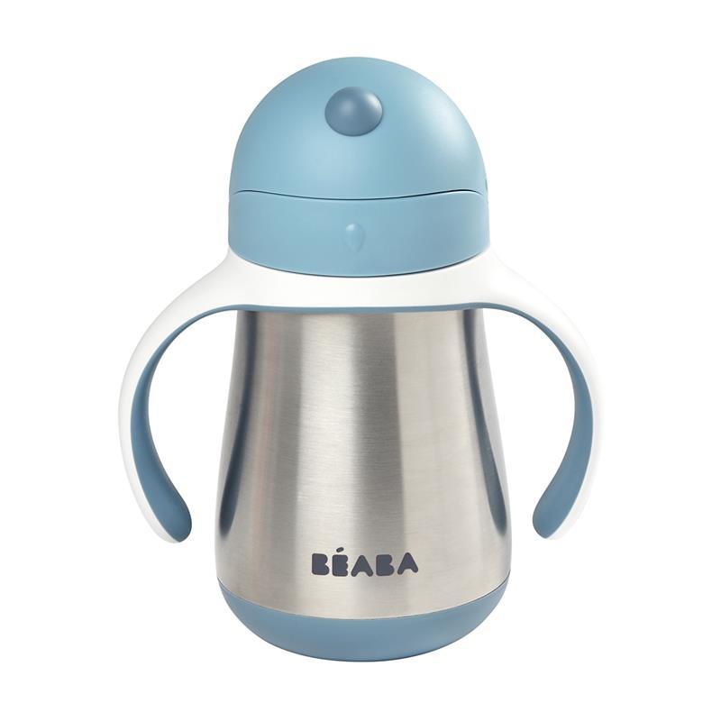 Beaba - Stainless Steel Straw Sippy Cup (Rain) Image 7