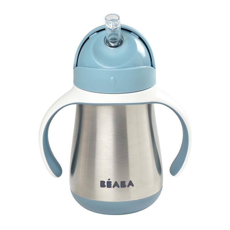 Beaba - Stainless Steel Straw Sippy Cup (Rain) Image 9