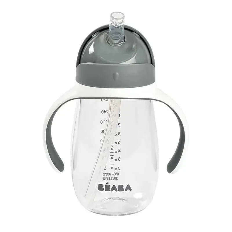 Beaba - Straw Sippy Cup, Charcoal Image 2