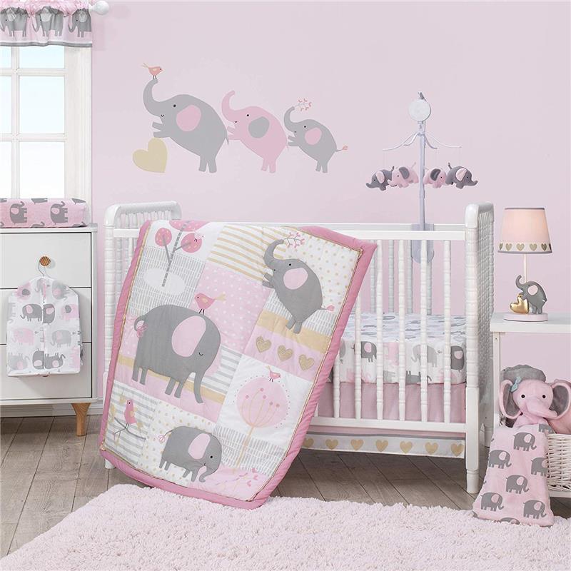 Bedtime Originals Eloise Wall Decals, Pink/Grey Image 5