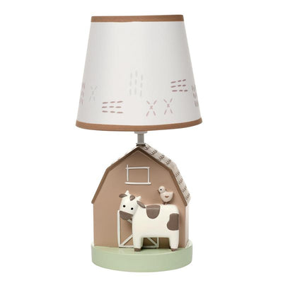 Bedtime Originals - Farmyard Friends Decorative Tabletop Nursery Lamp with Shade Image 1