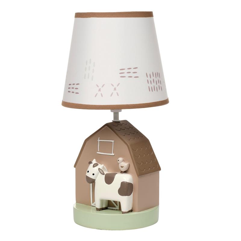Bedtime Originals - Farmyard Friends Decorative Tabletop Nursery Lamp with Shade Image 2