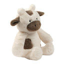 Bedtime Originals - Farmyard Friends Plush Cow Stuffed Animal Toy, Milkshake Image 4