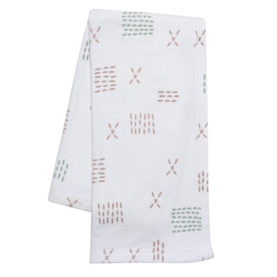 Bedtime Originals - Farmyard Friends Soft White Fleece Baby Blanket Image 1