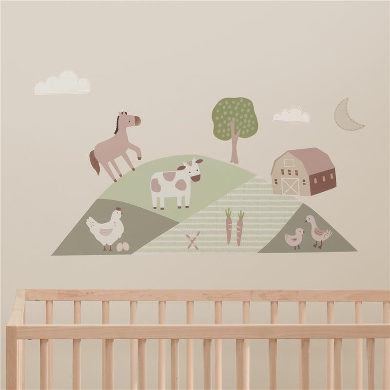 Bedtime Originals - Farmyard Friends Wall Decals/Stickers, Horse/Cow/Barn Image 3
