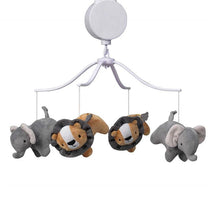 Bedtime Originals Jungle Fun Musical Baby Crib Mobile, Lion/Elephant Image 1